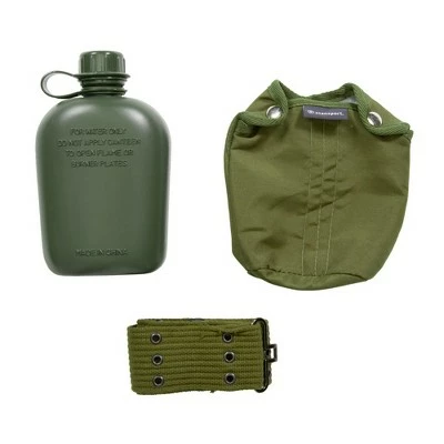 Stansport 1 QT Plastic Canteen with Belt and Cover Set 4 Stansport 1 QT Plastic Canteen with Belt and Cover Set - Image 2