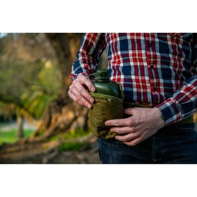 Stansport 1 QT Plastic Canteen with Belt and Cover Set 6 Stansport 1 QT Plastic Canteen with Belt and Cover Set - Image 4