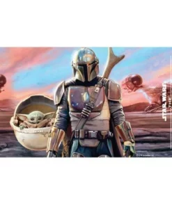 Star Wars The Mandalorian Colorful Sky Sunset Stainless Steel Water Bottle