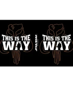 Star Wars The Mandalorian The Way Silhouette Stainless Steel Water Bottle