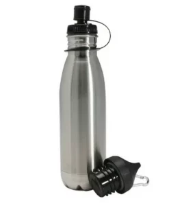 Danesco H2O Stainless Steel Reusable Eco Bottle, 27 Ounce