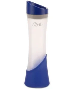 Rive Elan Cobalt Blue Glass Water Bottle, 12 Ounce