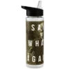 Scream Pulp Fiction Character Say What Again 24 Oz. Tritan Plastic Water Bottle -Water Bottles Sales unnamed file 5840