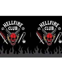 Stranger Things Hellfire Flame Logo Stainless Steel Water Bottle