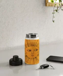 Sewzinski Sun Drawing Gold and Blue Water Bottle - Society6 -Water Bottles Sales unnamed file 5909