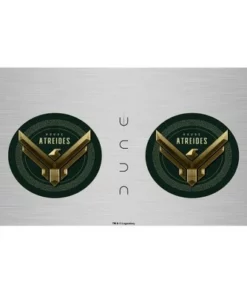 Dune House Atreides Gold Logo Stainless Steel Water Bottle