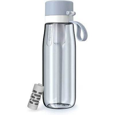 Philips Water 22oz GoZero Everyday Tritan Plastic Bottle with Filter Gray 8 Philips Water 22oz GoZero Everyday Tritan Plastic Bottle with Filter Gray - Image 6