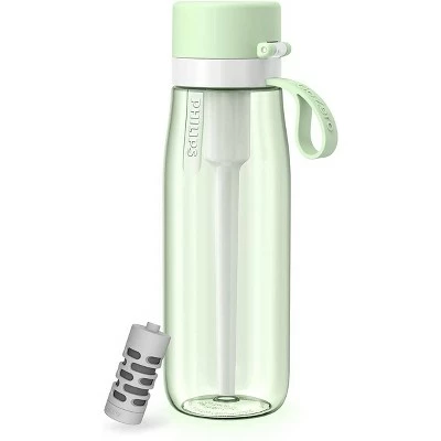 Philips Water 22oz GoZero Everyday Tritan Plastic Bottle with Filter Gray 10 Philips Water 22oz GoZero Everyday Tritan Plastic Bottle with Filter Gray - Image 8