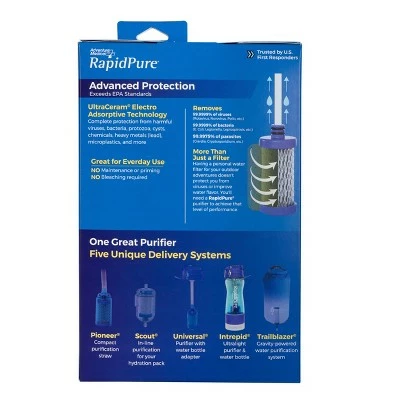 Adventure Medical Kits RapidPure Intrepid Water Purification Bottle 7 Adventure Medical Kits RapidPure Intrepid Water Purification Bottle - Image 6