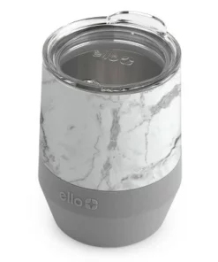 Ello Spirit 12oz Stainless Steel Tumbler Gray/white Marble
