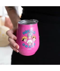 Silver Buffalo The Golden Girls "Squad Goals" 10-Ounce Stainless Steel Stemless Tumbler w/ Lid 11 Silver Buffalo The Golden Girls "Squad Goals" 10-Ounce Stainless Steel Stemless Tumbler w/ Lid -Water Bottles Sales unnamed file 6089