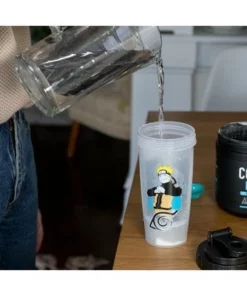 Just Funky Naruto Shippuden Plastic Shaker Bottle | Holds 20 Ounces -Water Bottles Sales unnamed file 611