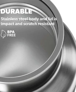 Dometic 22 Oz Double Wall Insulated Thermo Vacuum Sealed Stainless Steel Bottle with Screw On Cap for Hot and Cold Beverages, Ore -Water Bottles Sales unnamed file 659