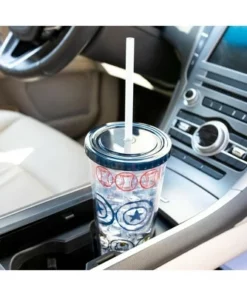 Se7en20 Marvel Icons 16oz Plastic Carnival Cup with Lid and Straw -Water Bottles Sales unnamed file 688