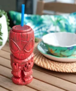 Beeline Creative Geeki Tikis Marvel Spider-Man Tumbler | Tiki Style Cup | Holds 21 Ounces -Water Bottles Sales unnamed file 709