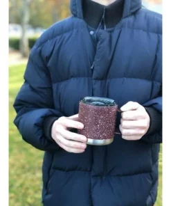 FIFTY/FIFTY 15oz Camp Mug with Slide Lid White/Slate Speckled -Water Bottles Sales unnamed file 718