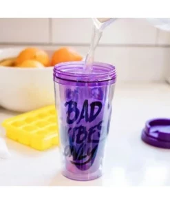 Silver Buffalo Disney Villains "Bad Vibes Only" Double-Walled Plastic Tumbler | Holds 16 Ounces 11 Silver Buffalo Disney Villains "Bad Vibes Only" Double-Walled Plastic Tumbler | Holds 16 Ounces -Water Bottles Sales unnamed file 723