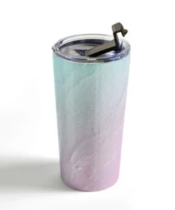 Society6 Gale Switzer Seashore Violet Mist 20 oz Stainless Steel Travel Mug - Deny Designs -Water Bottles Sales unnamed file 748