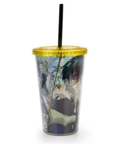 Just Funky Black Butler Sebastian Foil Print 16oz Carnival Cup