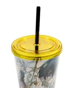 Just Funky Black Butler Sebastian Foil Print 16oz Carnival Cup -Water Bottles Sales unnamed file 777
