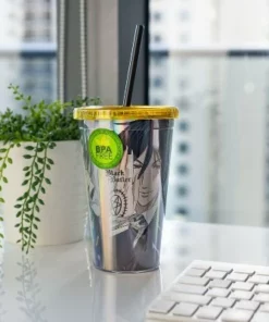 Just Funky Black Butler Sebastian Foil Print 16oz Carnival Cup -Water Bottles Sales unnamed file 778