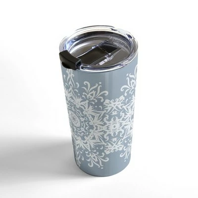 Society6 Lisa Argyropoulos Snowfrost Travel Mug 20 oz Stainless Steel Travel Mug - Deny Designs 3 Society6 Lisa Argyropoulos Snowfrost Travel Mug 20 oz Stainless Steel Travel Mug - Deny Designs