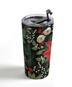 Society6 Sabine Reinhart Miracle of Christmas Travel Mug 20 oz Stainless Steel Travel Mug - Deny Designs -Water Bottles Sales unnamed file 794