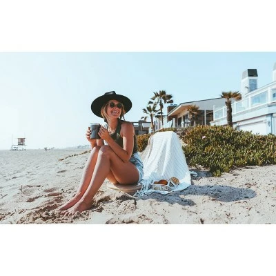 EcoVessel 12oz Transit Insulated Stainless Steel Coffee and Camping Mug - Blue 4 EcoVessel 12oz Transit Insulated Stainless Steel Coffee and Camping Mug - Blue - Image 2