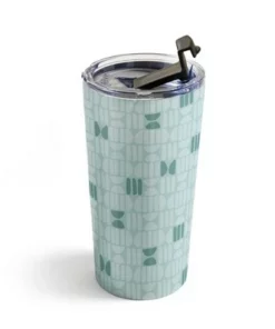 Society6 CoastL Studio Bold Minimalism Teal 20 oz Stainless Steel Travel Mug - Deny Designs -Water Bottles Sales unnamed file 817