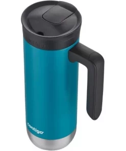 Contigo 20 oz. Superior 2.0 SnapSeal Stainless Steel Travel Mug with Handle