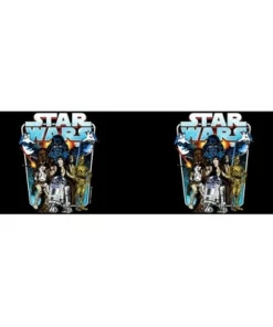 Star Wars Retro Character Frame Stainless Steel Tumbler w/Lid