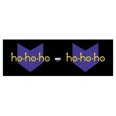 Marvel Hawkeye Ho Ho Ho Logo Stainless Steel Tumbler w/Lid 3 Marvel Hawkeye Ho Ho Ho Logo Stainless Steel Tumbler w/Lid