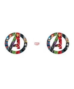 Marvel Avengers Superhero Fill Logo Stainless Steel Tumbler w/Lid