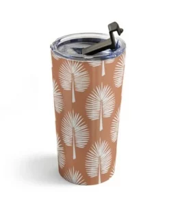 Society6 CoastL Studio Wide Palm Terra Cotta 20 oz Stainless Steel Travel Mug - Deny Designs 7 Society6 CoastL Studio Wide Palm Terra Cotta 20 oz Stainless Steel Travel Mug - Deny Designs -Water Bottles Sales unnamed file 877