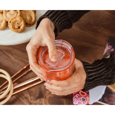 Silver Buffalo Sanrio Hello Kitty Pumpkin Spice Travel Tumbler w/ Slide Close Lid | 20 Ounces 5 Silver Buffalo Sanrio Hello Kitty Pumpkin Spice Travel Tumbler w/ Slide Close Lid | 20 Ounces - Image 3