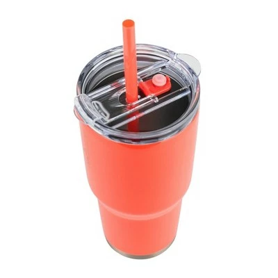 Reduce 34oz Cold1 Insulated Stainless Steel Straw Tumbler Cayenne 5 Reduce 34oz Cold1 Insulated Stainless Steel Straw Tumbler Cayenne - Image 3