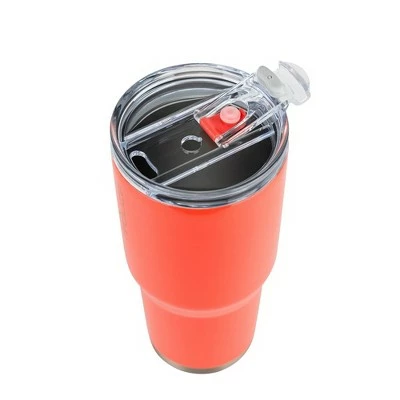 Reduce 34oz Cold1 Insulated Stainless Steel Straw Tumbler Cayenne 7 Reduce 34oz Cold1 Insulated Stainless Steel Straw Tumbler Cayenne - Image 5