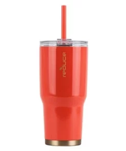 Reduce 34oz Cold1 Insulated Stainless Steel Straw Tumbler Cayenne 14 Reduce 34oz Cold1 Insulated Stainless Steel Straw Tumbler Cayenne -Water Bottles Sales unnamed file 904