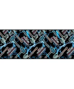 Marvel: Thor: Love and Thunder Electric Mjolnir and Stormbreaker Stainless Steel Tumbler w/Lid