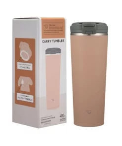 Zojirushi 14oz Stainless Steel Tumbler SX-KA40CM - Cinnamon Beige